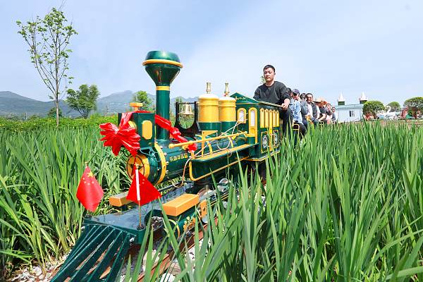 HYC-20座轨道观光火车（骑跨式）