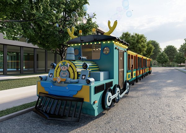 24座无轨观光火车
