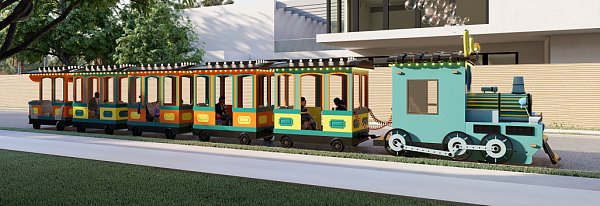 24座无轨观光火车